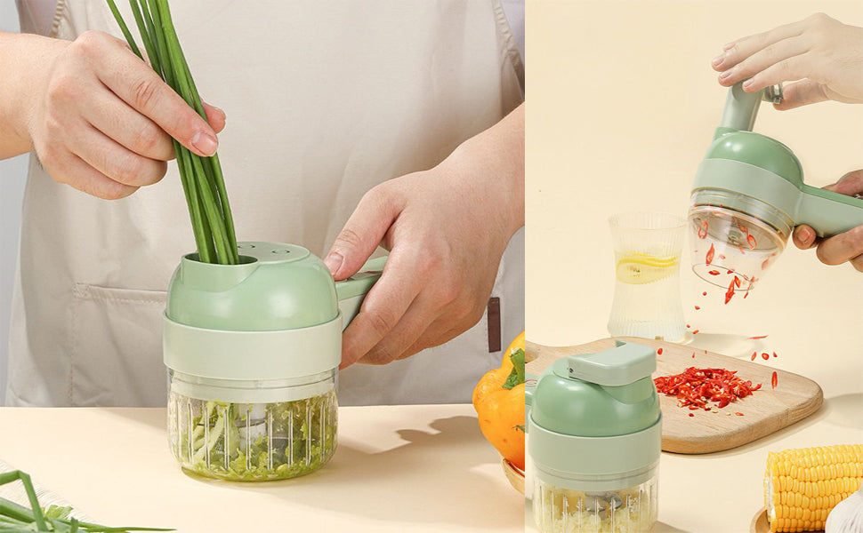 Electric hand held cooking hammer food chopper