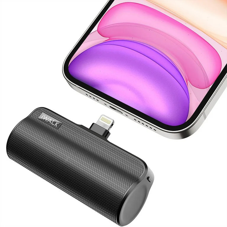 MINI POWER BANK (type c and iphone compatible fast charging)