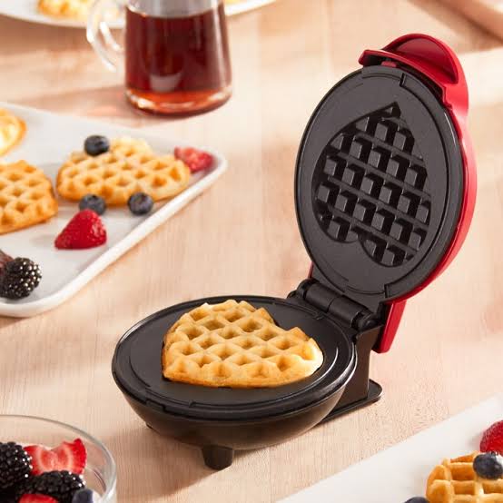MINI HART WAFFLE MAKER (Pancake and Eggs Included)