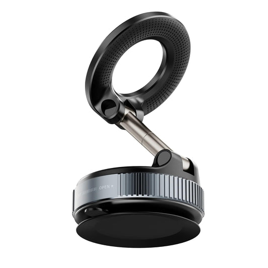 Ultra-Strong Magnetic Phone Holder uses vaccum suction– Hands-Free Car Mount, Desk & Wall Compatible – Secure Grip for All Phones