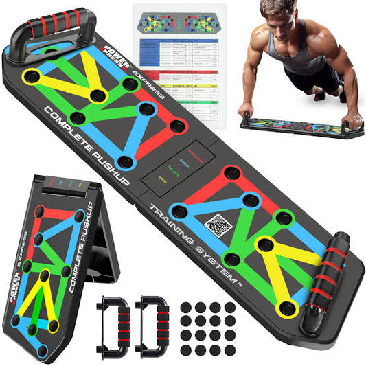 Home GYM Push up board + Resistance straps